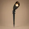 GLOBOSTAR® TRABI GLB-103-0028 Φωτιστικό Σποτ για Φυτά - Δέντρα με Βάση Κήπου / Καρφωτό LED 12W 1080lm 24° DC 24V Αδιάβροχο IP65 Θερμό Λευκό 2700K - Sanan SMD Chip - Μαύρο Ματ - Μ6.5 x Π6.5 x Υ18.5cm - 3 Χρόνια Εγγύηση