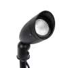 GLOBOSTAR® TRABI GLB-103-0028 Φωτιστικό Σποτ για Φυτά - Δέντρα με Βάση Κήπου / Καρφωτό LED 12W 1080lm 24° DC 24V Αδιάβροχο IP65 Θερμό Λευκό 2700K - Sanan SMD Chip - Μαύρο Ματ - Μ6.5 x Π6.5 x Υ18.5cm - 3 Χρόνια Εγγύηση