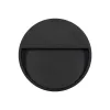 GLOBOSTAR® STEPINI GLB-103-0034 Φωτιστικό Σκαλοπατιού / Διαδρόμου LED 3W 270lm 45° AC 220-240V Αδιάβροχο IP65 Θερμό Λευκό 2700K - Sanan SMD Chip - Μαύρο Ματ - Μ12 x Π3 x Υ12cm - 3 Χρόνια Εγγύηση