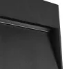GLOBOSTAR® STEPINI GLB-103-0035 Φωτιστικό Σκαλοπατιού / Διαδρόμου LED 3W 270lm 45° AC 220-240V Αδιάβροχο IP65 Θερμό Λευκό 2700K - Sanan SMD Chip - Μαύρο Ματ - Μ11.5 x Π3 x Υ11.5cm - 3 Χρόνια Εγγύηση
