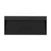GLOBOSTAR® STEPINI GLB-103-0036 Φωτιστικό Σκαλοπατιού / Διαδρόμου LED 9W 810lm 45° AC 220-240V Αδιάβροχο IP65 Θερμό Λευκό 2700K - Sanan SMD Chip - Μαύρο Ματ - Μ20 x Π3 x Υ9cm - 3 Χρόνια Εγγύηση
