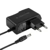 GLOBOSTAR® VOLTIX GLB-107-0001 Τροφοδοτικό/Μετασχηματιστής Class II SELV 12W 1A AC 220-240V σε DC 12V IP20 - Μαύρο Ματ - Μ7.3 x Π4 x Υ2.8cm - 3 Χρόνια Εγγύηση