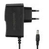 GLOBOSTAR® VOLTIX GLB-107-0001 Τροφοδοτικό/Μετασχηματιστής Class II SELV 12W 1A AC 220-240V σε DC 12V IP20 - Μαύρο Ματ - Μ7.3 x Π4 x Υ2.8cm - 3 Χρόνια Εγγύηση
