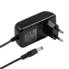 GLOBOSTAR® VOLTIX GLB-107-0002 Τροφοδοτικό/Μετασχηματιστής Class II SELV 24W 2A AC 220-240V σε DC 12V IP20 - Μαύρο Ματ - Μ8 x Π4.2 x Υ2.8cm - 3 Χρόνια Εγγύηση