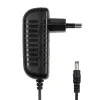 GLOBOSTAR® VOLTIX GLB-107-0002 Τροφοδοτικό/Μετασχηματιστής Class II SELV 24W 2A AC 220-240V σε DC 12V IP20 - Μαύρο Ματ - Μ8 x Π4.2 x Υ2.8cm - 3 Χρόνια Εγγύηση