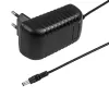 GLOBOSTAR® VOLTIX GLB-107-0002 Τροφοδοτικό/Μετασχηματιστής Class II SELV 24W 2A AC 220-240V σε DC 12V IP20 - Μαύρο Ματ - Μ8 x Π4.2 x Υ2.8cm - 3 Χρόνια Εγγύηση