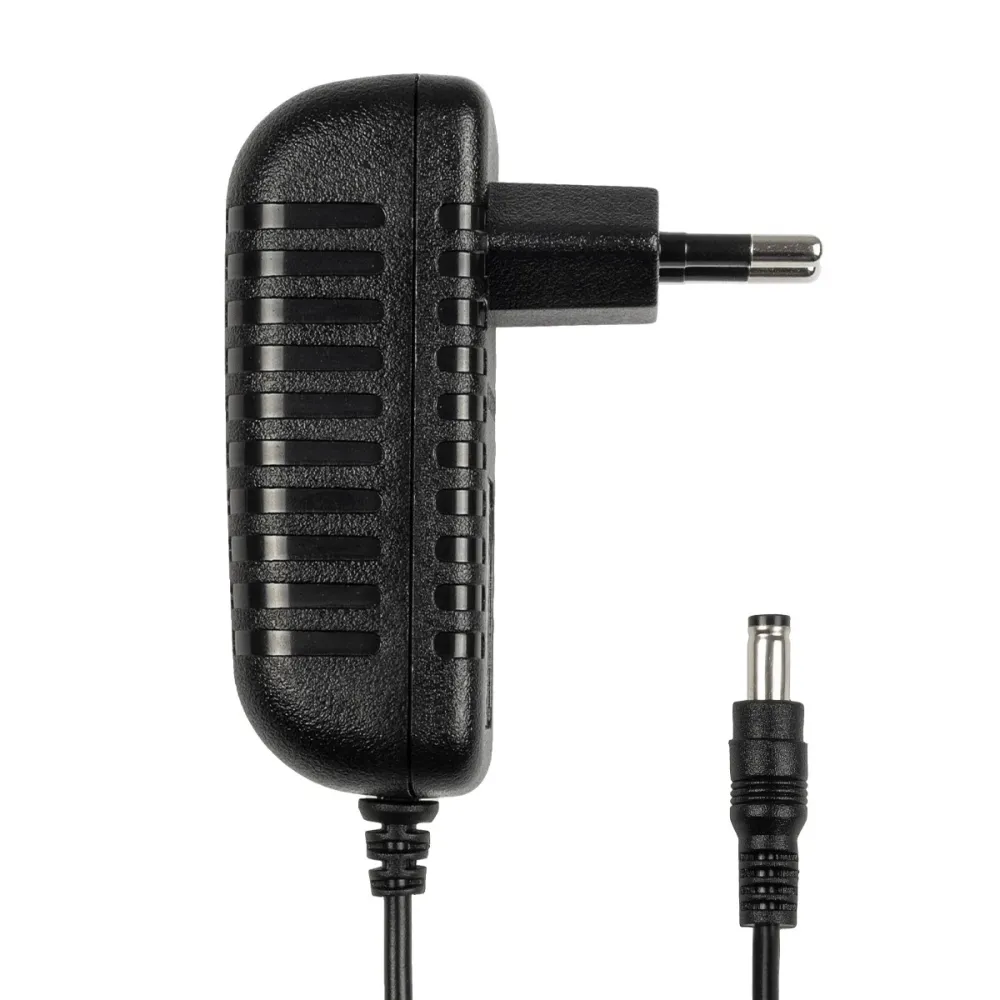 GLOBOSTAR® VOLTIX GLB-107-0002 Τροφοδοτικό/Μετασχηματιστής Class II SELV 24W 2A AC 220-240V σε DC 12V IP20 - Μαύρο Ματ - Μ8 x Π4.2 x Υ2.8cm - 3 Χρόνια Εγγύηση