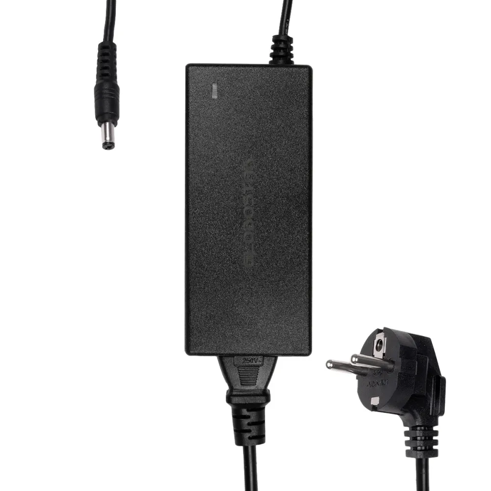 GLOBOSTAR® VOLTIX GLB-107-0003 Τροφοδοτικό/Μετασχηματιστής Class II SELV 60W 5A AC 220-240V σε DC 12V IP20 - Μαύρο Ματ - Μ11.5 x Π5 x Υ3.2cm - 3 Χρόνια Εγγύηση