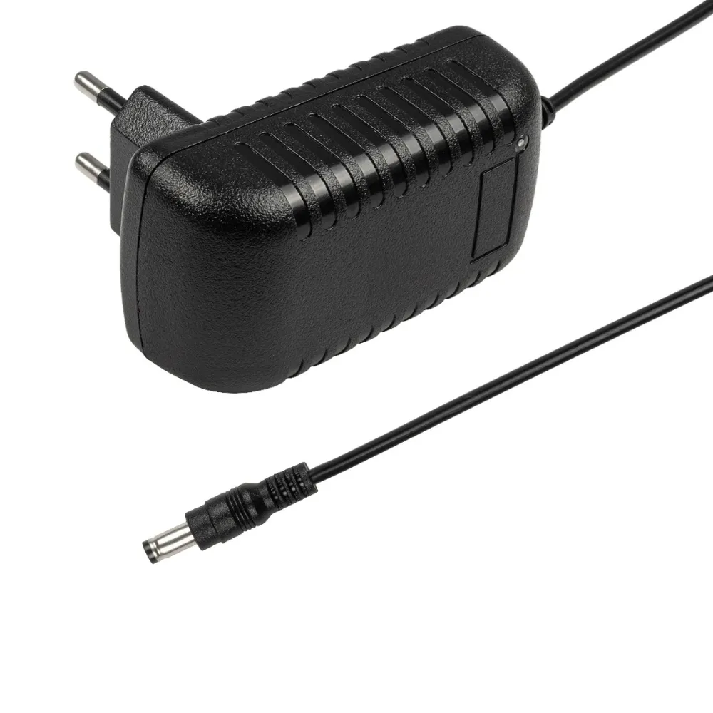 GLOBOSTAR® VOLTIX GLB-107-0006 Τροφοδοτικό/Μετασχηματιστής Class II SELV 24W 1A AC 220-240V σε DC 24V IP20 - Μαύρο Ματ - Μ8 x Π4.2 x Υ2.8cm - 3 Χρόνια Εγγύηση