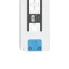 GLOBOSTAR® PLUX GLB-107-0011 Τροφοδοτικό/Μετασχηματιστής Class II SELV 60W 5A AC 220-240V σε DC 12V IP20 - Λευκό Ματ - Μ18.5 x Π6.4 x Υ2.2cm - 3 Χρόνια Εγγύηση