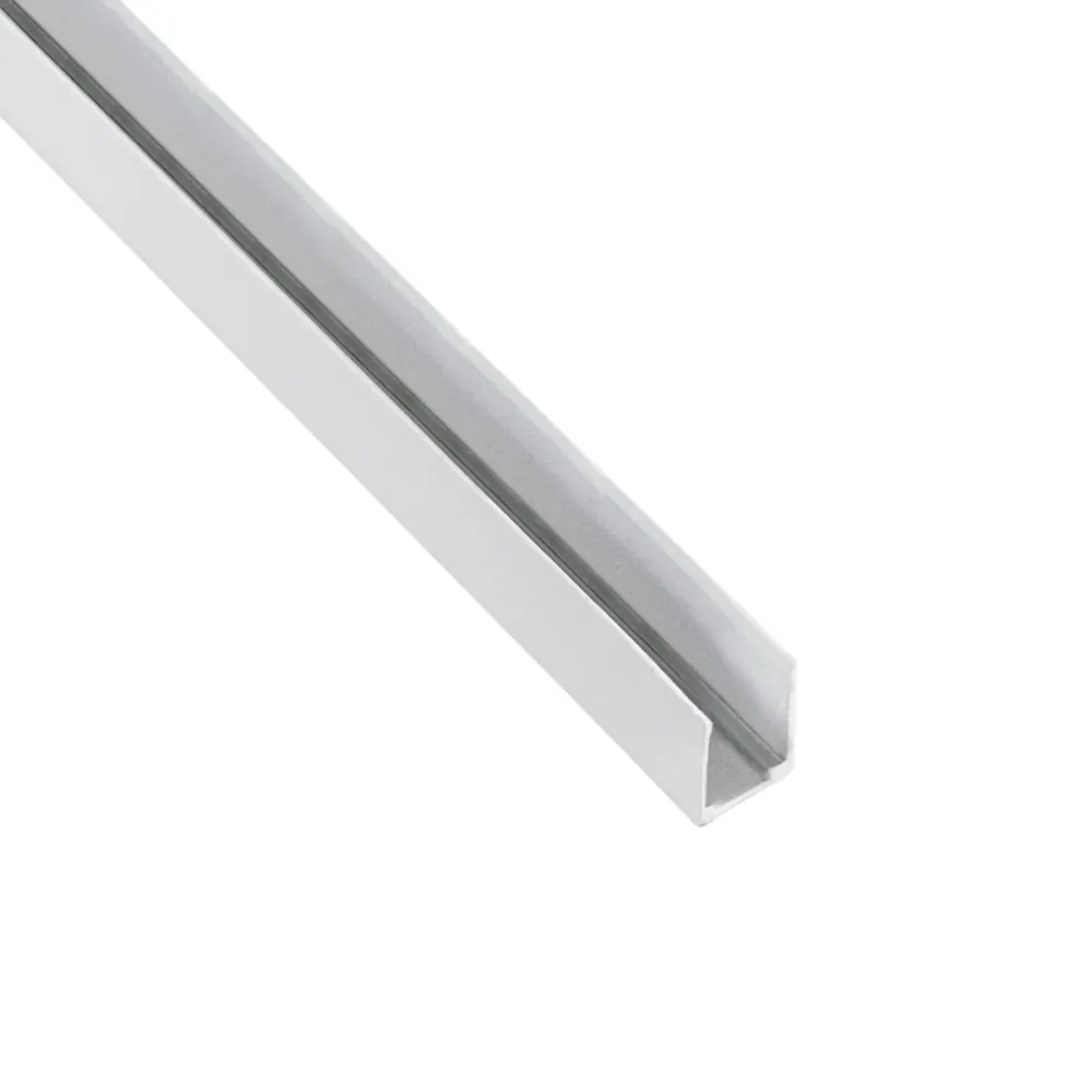 kelvo® NEONPRO KLV-101-0067 Βάση Στήριξης για Neon Flex LED Αδιάβροχο IP65 - Λευκό Ματ - Μ300 x Π0.8 x Υ1.3cm - Πακέτο 5 Τεμαχίων