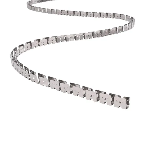 kelvo® NEONPRO KLV-101-0069 Εύκαμπτη Βάση Στήριξης για Neon Flex LED Αδιάβροχο IP65 - Νίκελ Χρώμιο - Μ1000 x Π0.7 x Υ1.2cm - Ρολό 10 Μέτρων