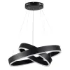 kelvo® VENOM KLV-101-0196-V2 Κρεμαστό Φωτιστικό Οροφής LED 75W 7500lm 120° AC 220-240V IP20 Ρυθμιζόμενο Λευκό CCT με Χειριστήριο από 2700K έως 6000K Dimmable - Lumileds SMD Chip - Μαύρο Ματ - Μ60 x Π60 x Υ40cm - 3 Χρόνια Εγγύηση