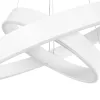 kelvo® VENOM KLV-101-0197-V2 Κρεμαστό Φωτιστικό Οροφής LED 75W 7500lm 120° AC 220-240V IP20 Ρυθμιζόμενο Λευκό CCT με Χειριστήριο από 2700K έως 6000K Dimmable - Lumileds SMD Chip - Λευκό Ματ - Μ60 x Π60 x Υ40cm - 3 Χρόνια Εγγύηση