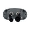 GLOBOSTAR® TREELIGHT-ZINA S-90998 Κυρτή Μπάρα Φωτισμού Wall Washer για Φυτά - Δέντρα LED 3W 240lm 30° DC 24V Αδιάβροχο IP65 Κόκκινο Dimmable - Γκρι Ανθρακί - Μ9 x Π6.5 x Υ4cm - 3 Χρόνια Εγγύηση
