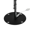 GLOBOSTAR® XMAS-CROWN-SMALL Χριστουγεννιάτικο Διακοσμητικό Φωτιστικό LED 15,6W 624lm 360° AC 220-240V Αδιάβροχο IP65 Θερμό Λευκό 2700K - Μαύρο & Διάφανο - M73 x Π25 x Υ106cm - 2 Χρόνια Εγγύηση