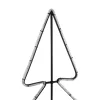 GLOBOSTAR® XMAS-TREE-SMALL Χριστουγεννιάτικο Διακοσμητικό Φωτιστικό LED 19,5W 780lm 360° AC 220-240V Αδιάβροχο IP65 Θερμό Λευκό 2700K - Μαύρο & Διάφανο - M102 x Π25 x Υ142cm - 2 Χρόνια Εγγύηση