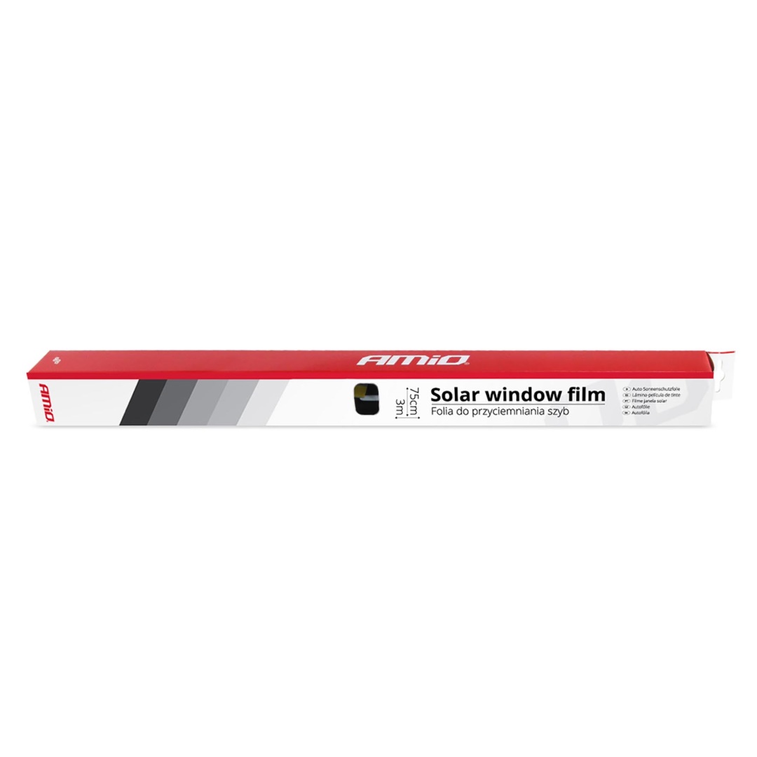 Amio – Φιλμ Παραθύρων Light Black 60% 75x300cm για Μείωση Ηλιακής Ακτινοβολίας και Άνεση στην Καθημερινή Χρήση – 1 Τεμ. (01654/AM)