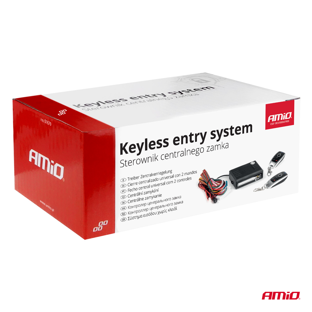 Amio - Σύστημα Keyless Entry Vertex KE14 12V Με Τηλεχειρισμό 433MHz Rolling Code Για Ασφαλή Εγκατάσταση Και Έλεγχο Κεντρικού Κλειδώματος – 1 Τεμ. (01679/AM)