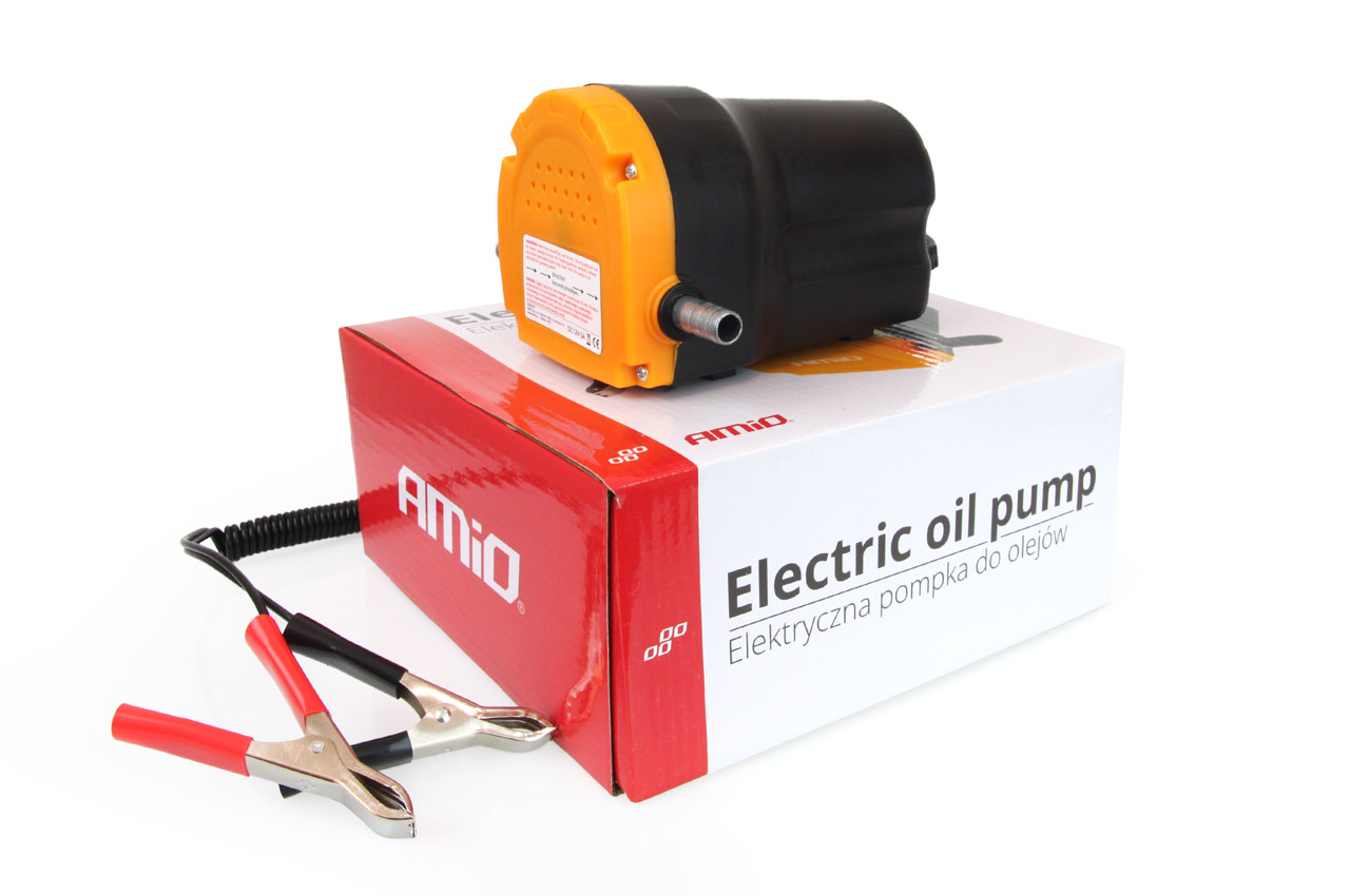 Amio - Αντλία Αναρρόφησης Λαδιού Κινητήρα 12V 60W για εύκολη αλλαγή λαδιών χωρίς λύσιμο με ροή έως 0.3L/min και ασφαλή χρήση σε αυτοκίνητο - 1 Τεμ. (01994/AM)