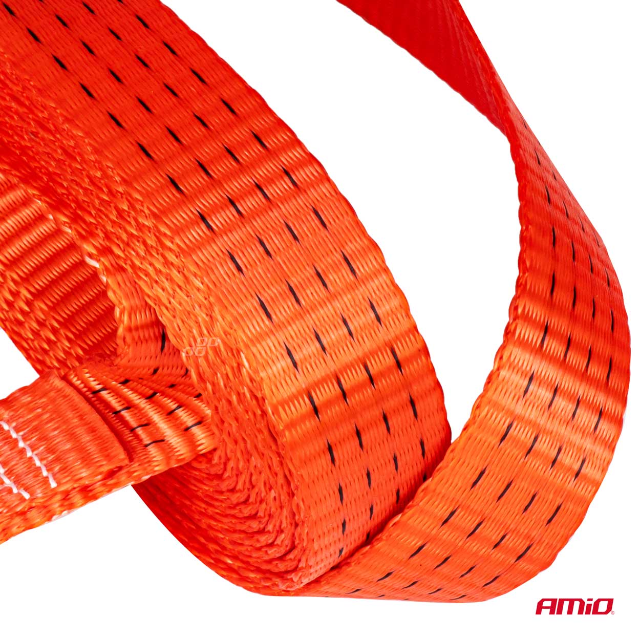 Amio - Ιμάντας Ρυμούλκησης 4500kg 5m 35mm με γάντζους ασφαλείας για βαριά οχήματα με μεγαλύτερη απόσταση και ανθεκτική κατασκευή για αξιόπιστη ρυμούλκηση - 1 Τεμ. (02012/AM)