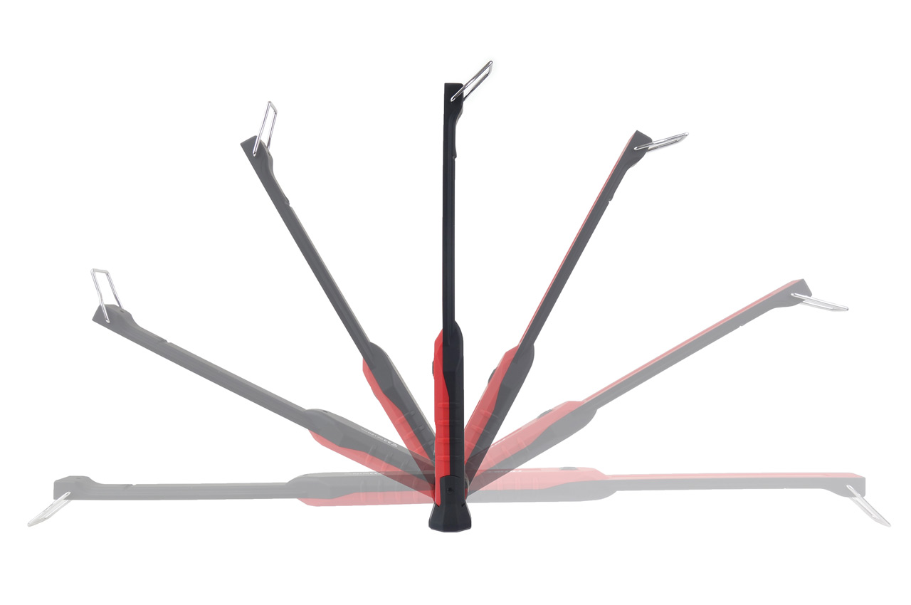 Amio – Φακός εργασίας WT01 COB LED 150/300lm 3W με μαγνητική βάση και γάντζο, εξασφαλίστε κορυφαίο επαγγελματικό φωτισμό επιθεώρησης σε κάθε δύσκολο σημείο του οχήματος – 1 Τεμ. (02170/AM)