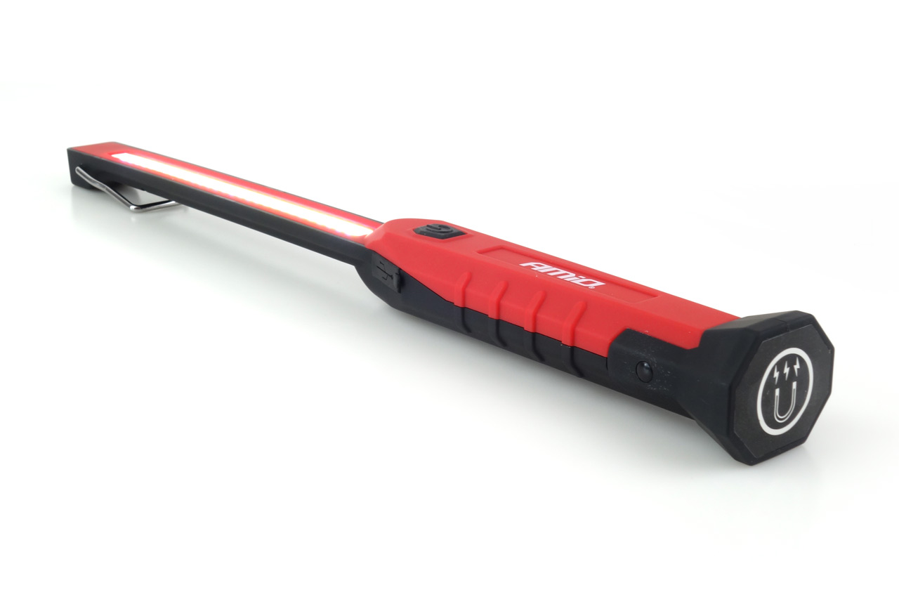 Amio – Φακός εργασίας WT01 COB LED 150/300lm 3W με μαγνητική βάση και γάντζο, εξασφαλίστε κορυφαίο επαγγελματικό φωτισμό επιθεώρησης σε κάθε δύσκολο σημείο του οχήματος – 1 Τεμ. (02170/AM)
