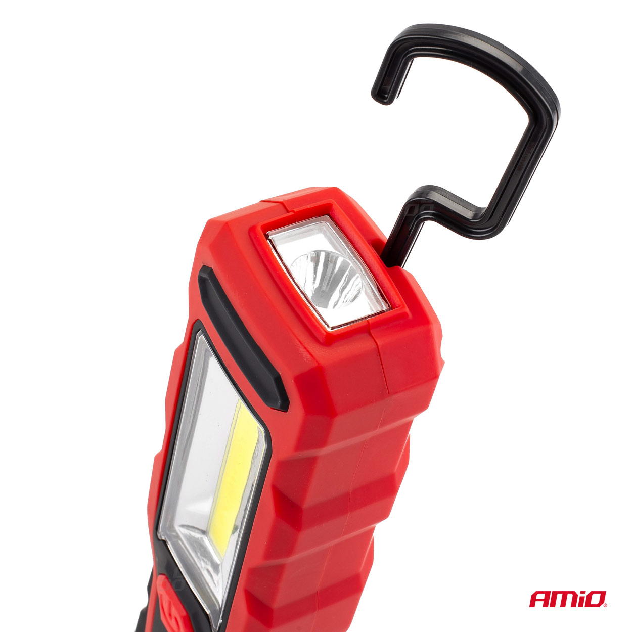 AMiO – Φακός εργασίας WT02 COB LED 150/300lm 3W με περιστροφή 180°, φωτίστε με απόλυτη ακρίβεια κάθε τυφλό σημείο του κινητήρα χάρη στη διπλή μαγνητική στήριξη – 1 Τεμ. (02171/AM)