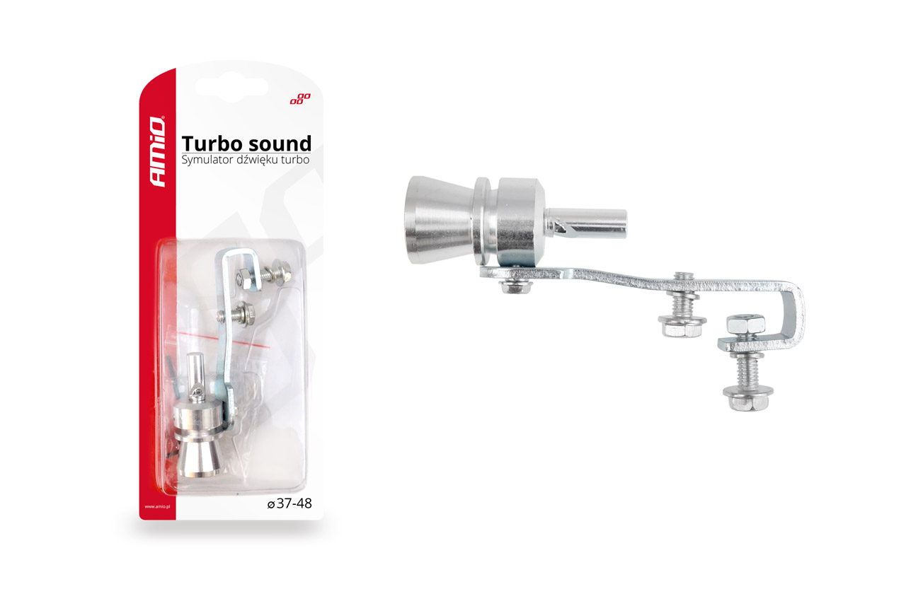 AMiO – Σφυρίχτρα Εξατμίσεως για Turbo Sound 37-48mm, προσθέστε αθλητικό και δυναμικό ήχο στο όχημά σας με απόλυτη ευκολία – 1 Τεμ. (02228/AM)