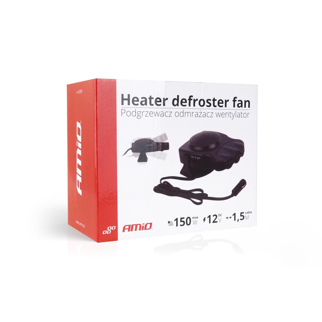 Amio - ΑΕΡΟΘΕΡΜΟ ΑΝΑΠΤΗΡΑ 12V - 150W (ΚΑΛΩΔΙΟ 150 cm) - 1 ΤΕΜ. (02385/AM)