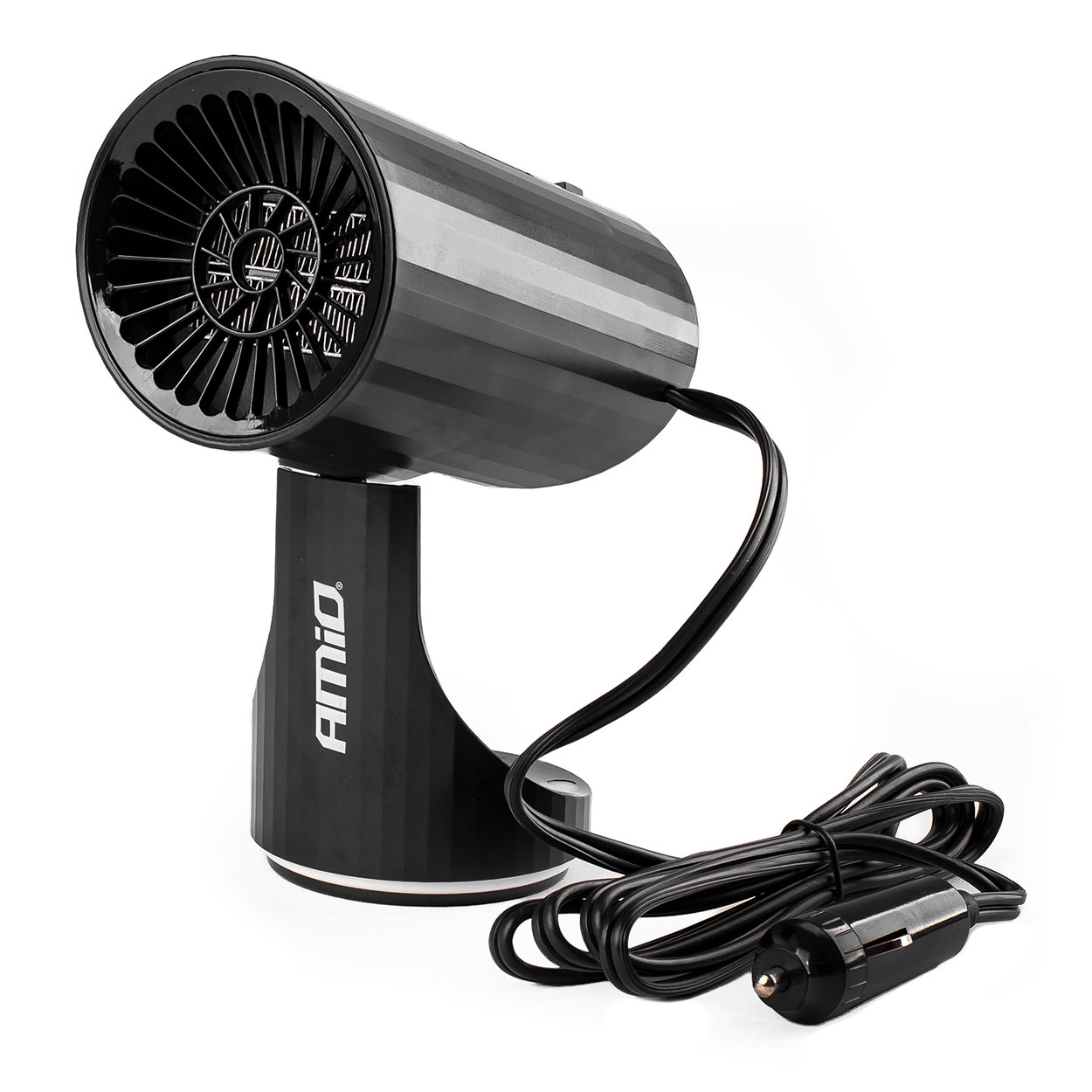 Amio - ΑΕΡΟΘΕΡΜΟ ΑΝΑΠΤΗΡΑ 12V - 150W (ΚΑΛΩΔΙΟ 150 cm) ΜΑΥΡΟ 150x100x80 mm - 1 ΤΕΜ. (02898/AM)