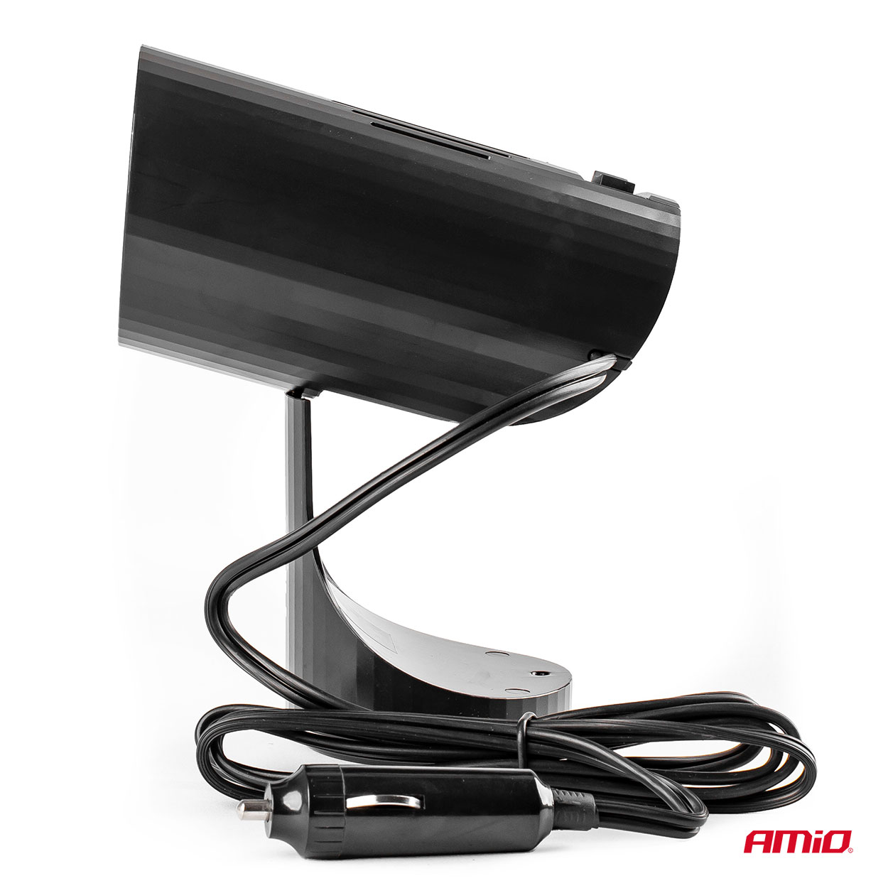 Amio - ΑΕΡΟΘΕΡΜΟ ΑΝΑΠΤΗΡΑ 12V - 150W (ΚΑΛΩΔΙΟ 150 cm) ΜΑΥΡΟ 150x100x80 mm - 1 ΤΕΜ. (02898/AM)