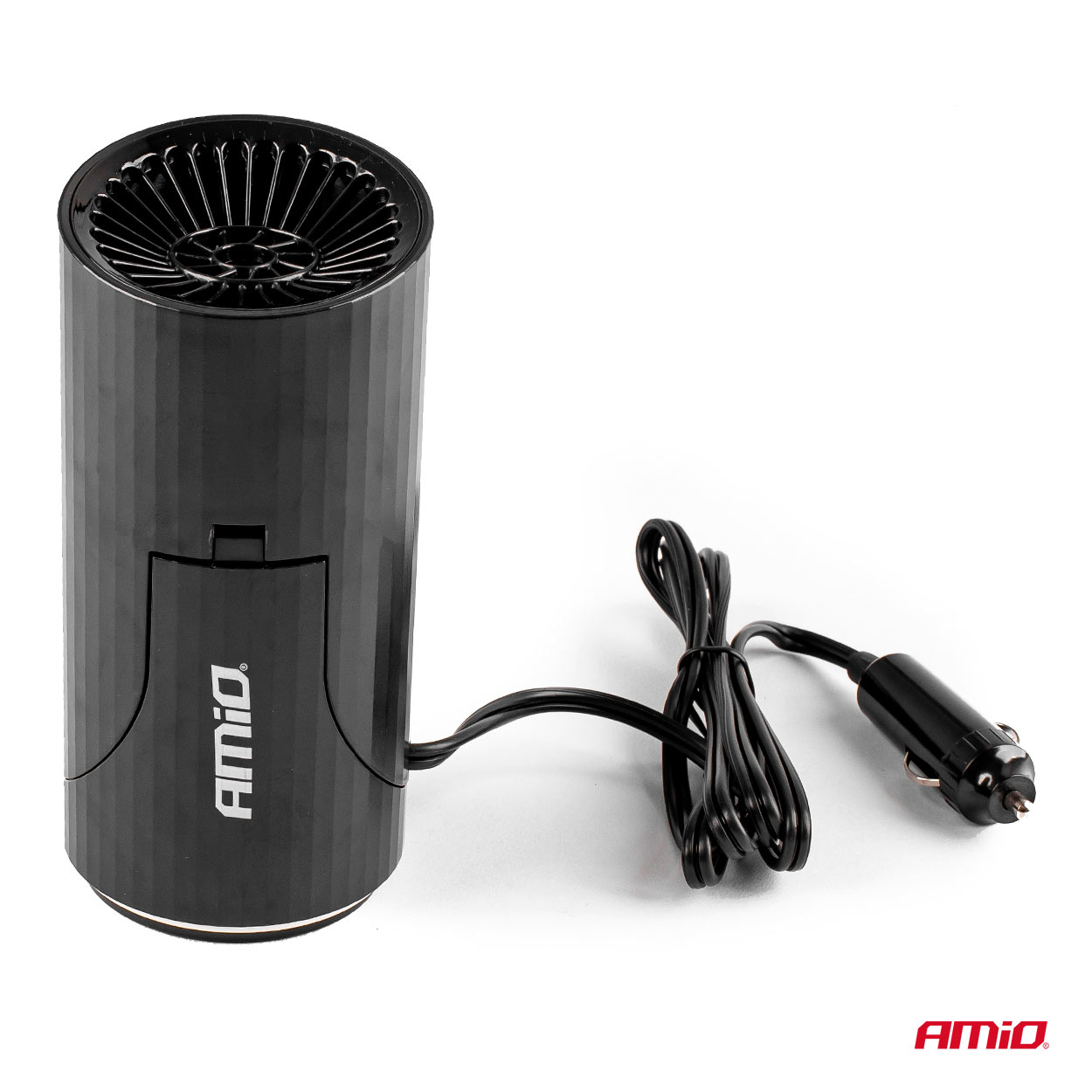 Amio - ΑΕΡΟΘΕΡΜΟ ΑΝΑΠΤΗΡΑ 12V - 150W (ΚΑΛΩΔΙΟ 150 cm) ΜΑΥΡΟ 150x100x80 mm - 1 ΤΕΜ. (02898/AM)