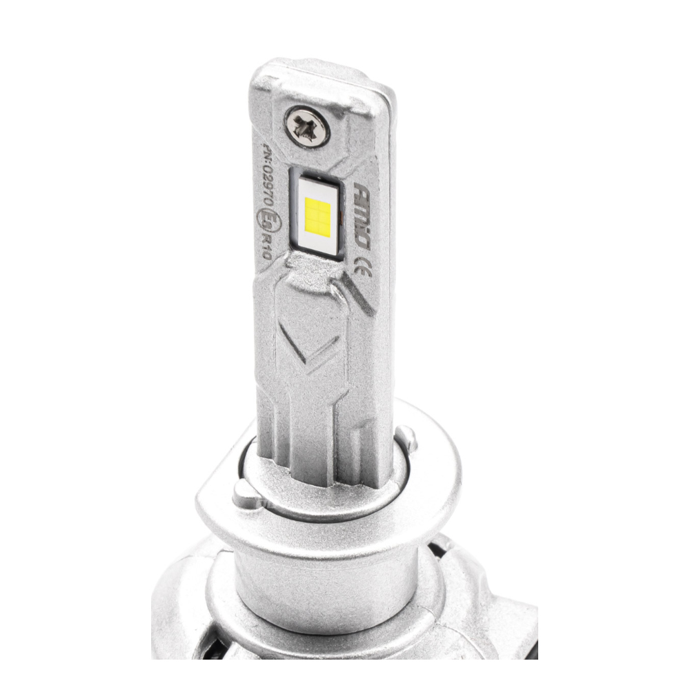 Amio - ΛΑΜΠΕΣ H1 LED CAN BUS X2 SERIES ΜΕ ΑΝΕΜΙΣΤΗΡΑΚΙ H1 10-16V 72W 6.500K 7.920lm +400% - 2 TEM. (02970/AM)