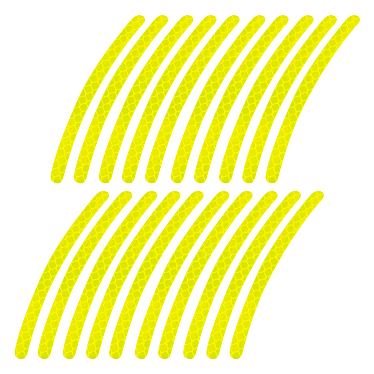 Amio - ΔΙΑΚΟΣΜΗΤΙΚΑ ΑΝΑΚΛΑΣΤΙΚΑ ΑΥΤΟΚΟΛΛΗΤΑ ΓΙΑ ΖΑΝΤΕΣ MOTO & ΑΥΤΟΚΙΝΗΤΩΝ ΦΩΣΦΟΡΙΖΕ ΚΙΤΡΙΝΑ 10x0,7cm - 20 TEM. (03112/AM)