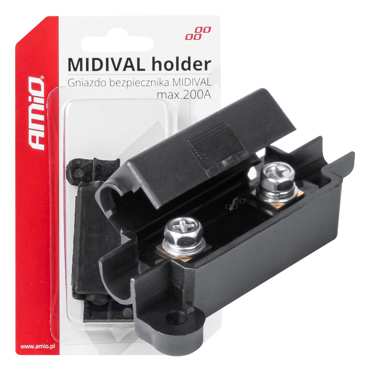 Amio - ΑΣΦΑΛΕΙΟΘΗΚΗ ΓΙΑ ΑΣΦΑΛΕΙΕΣ MTA MIDIVAL MAX 200A - 1 ΤΕΜ. (03506/AM)