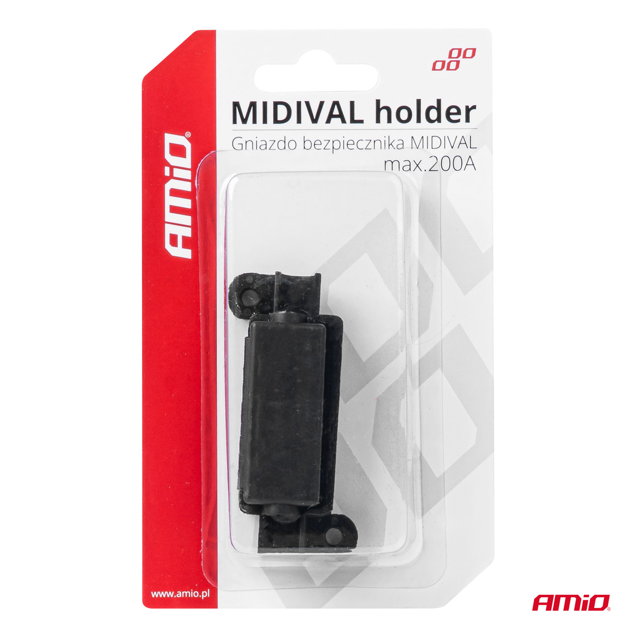 Amio - ΑΣΦΑΛΕΙΟΘΗΚΗ ΓΙΑ ΑΣΦΑΛΕΙΕΣ MTA MIDIVAL MAX 200A - 1 ΤΕΜ. (03506/AM)