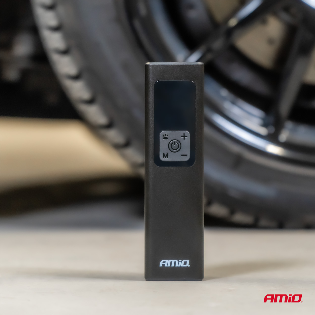 Amio - ΚΟΜΠΡΕΣΕΡ ΑΕΡΑ 12V 10BAR 150PSI 20L/MIN 100W ΜΕ ΨΗΦΙΑΚΗ ΟΘΟΝΗ & ΦΑΚΟ LED 1ΤΕΜ. (04376/AM)