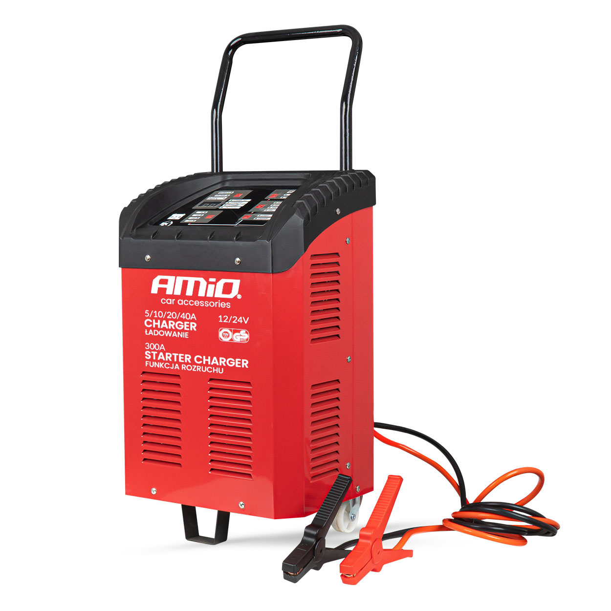 Amio - ΕΚΚΙΝΗΤΗΣ /ΦΟΡΤΙΣΤΗΣ ΜΠΑΤΑΡΙΑΣ 40A (300A STARTER) 12/24V ΓΙΑ ΜΠΑΤΑΡΙΕΣ 20-600Ah - AMIO (04500/AM)