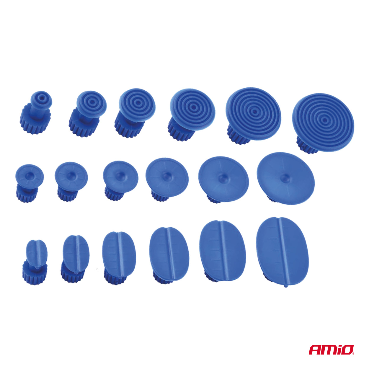 Amio - Kit Επισκευής Λαμαρίνας από Λακούβες (Αμάξωμα Οχήματος) τύπου Inertial Hammer με 18 Αντάπτορες για Επιβατικά Αυτοκίνητα - 1 σετ (04597/AM)