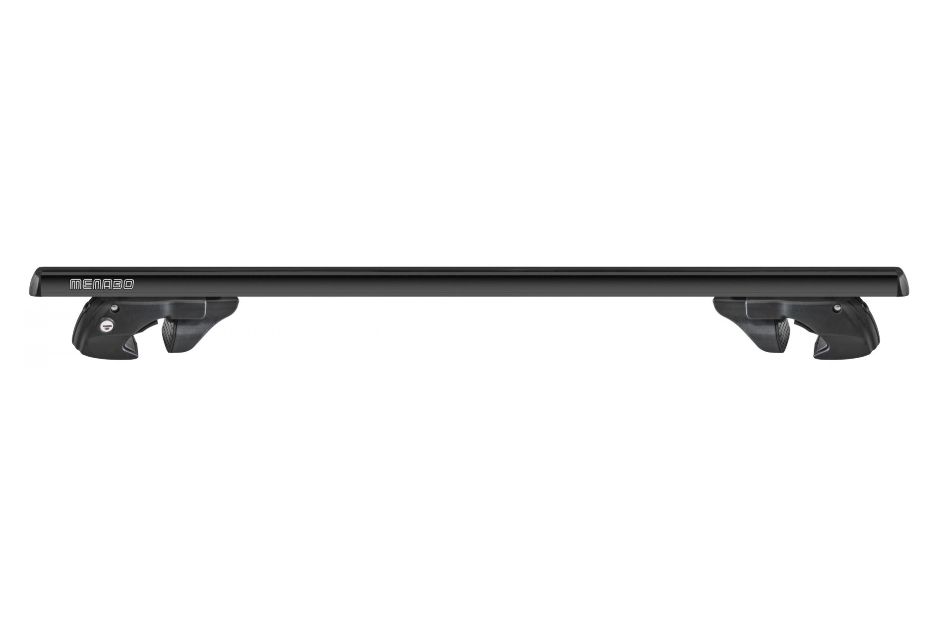 MENABO ΜΠΑΡΕΣ ΟΡΟΦΗΣ ΑΛΟΥΜΙΝΙΟΥ SHERMAN BLACK 120 cm ΣΕ ΜΑΥΡΟ ΧΡΩΜΑ ΓΙΑ Infiniti QX50 (J50) 5 doors 2013> ΜΕ RAISED RAILS (Παράλληλες Μπάρες με Κενό) - 2 ΤΕΜ. (12280/MB)