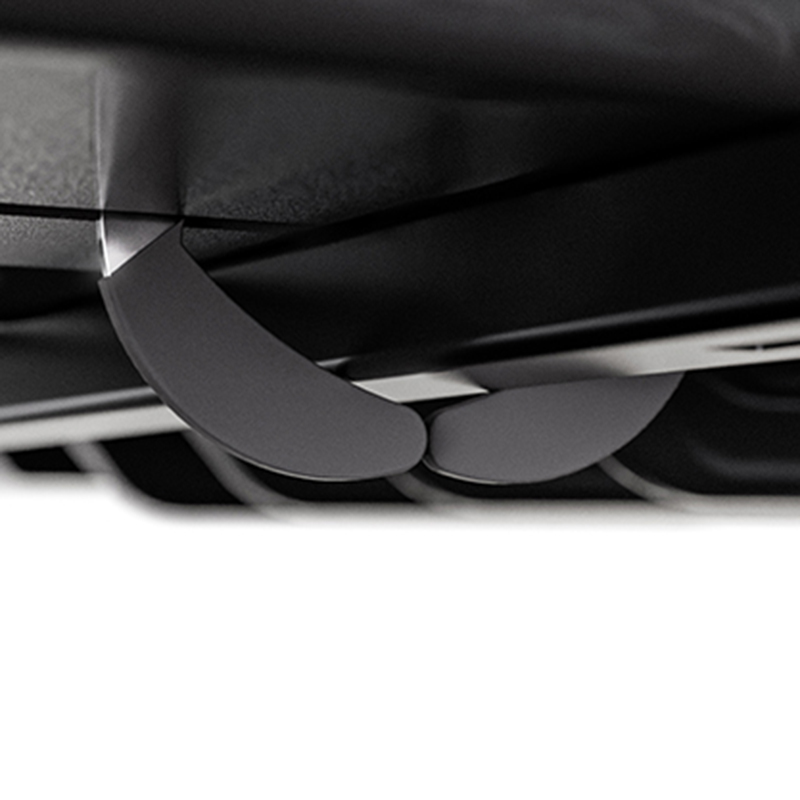 Menabo - Μπαγκαζιέρα Οροφής Satellite 600 Duo Black Crab με Δαγκάνες σε Μαύρο Γυαλιστερό Χρώμα από ABS Πλαστικό με Διαστάσεις 197,6x94,1x46,7 cm - 1 Τεμ. (16920/MB)