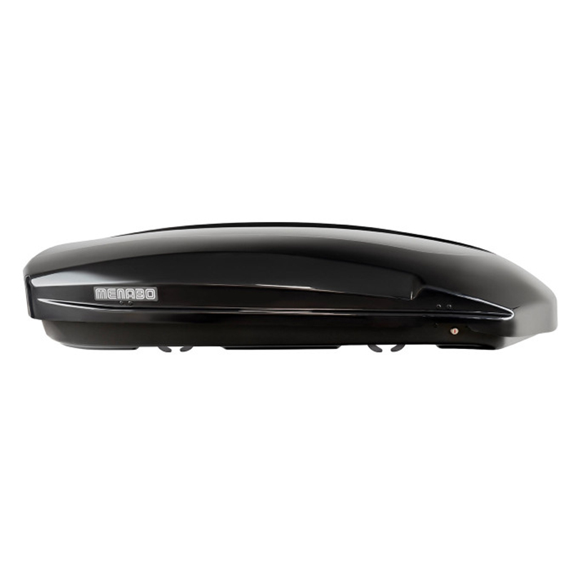 Menabo - Μπαγκαζιέρα Οροφής Satellite 550 Duo Black Crab με Δαγκάνες σε Μαύρο Γυαλιστερό Χρώμα από ABS Πλαστικό με Διαστάσεις 198x94x36 cm - 1 Τεμ. (16930/MB)