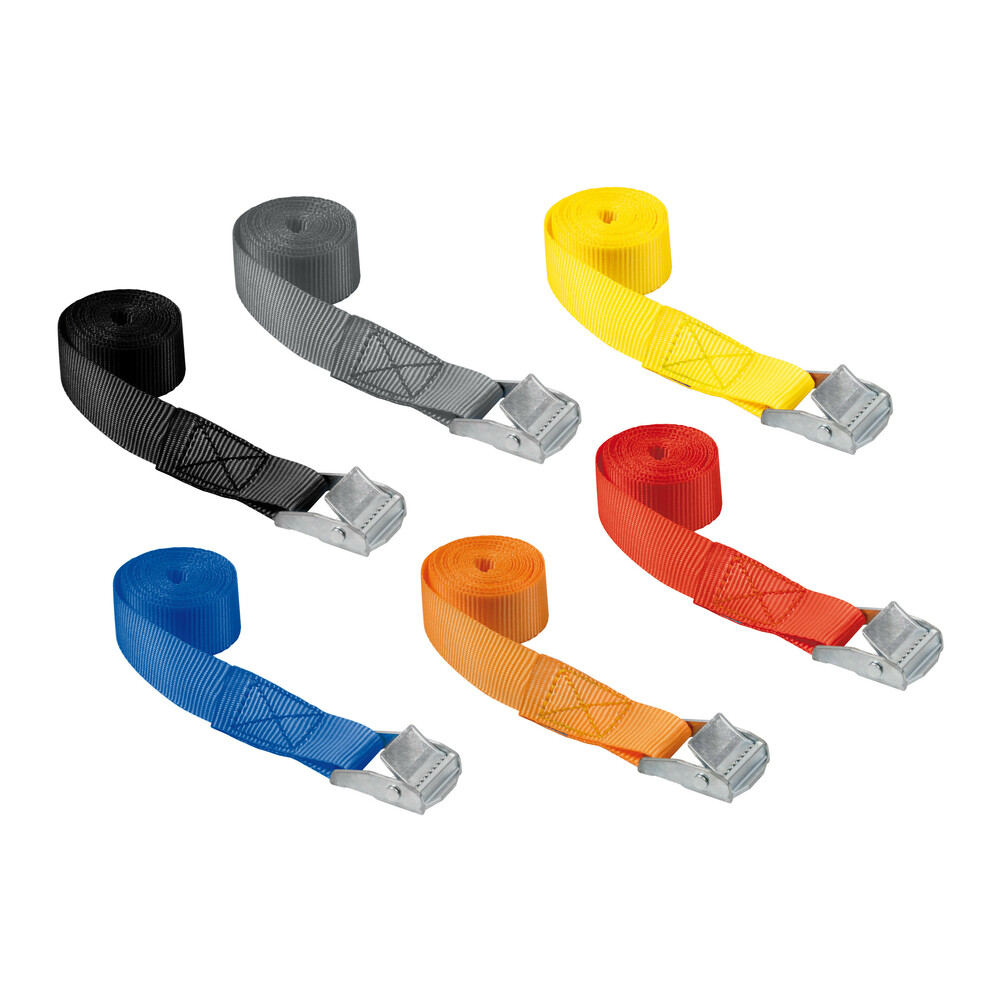 Lampa – Ιμάντες Στερέωσης Moto 300cm x 2,5cm σε Blister (36 Τεμάχια) για ασφαλή πρόσδεση φορτίου – 1 Σετ (6014.9D-LM)