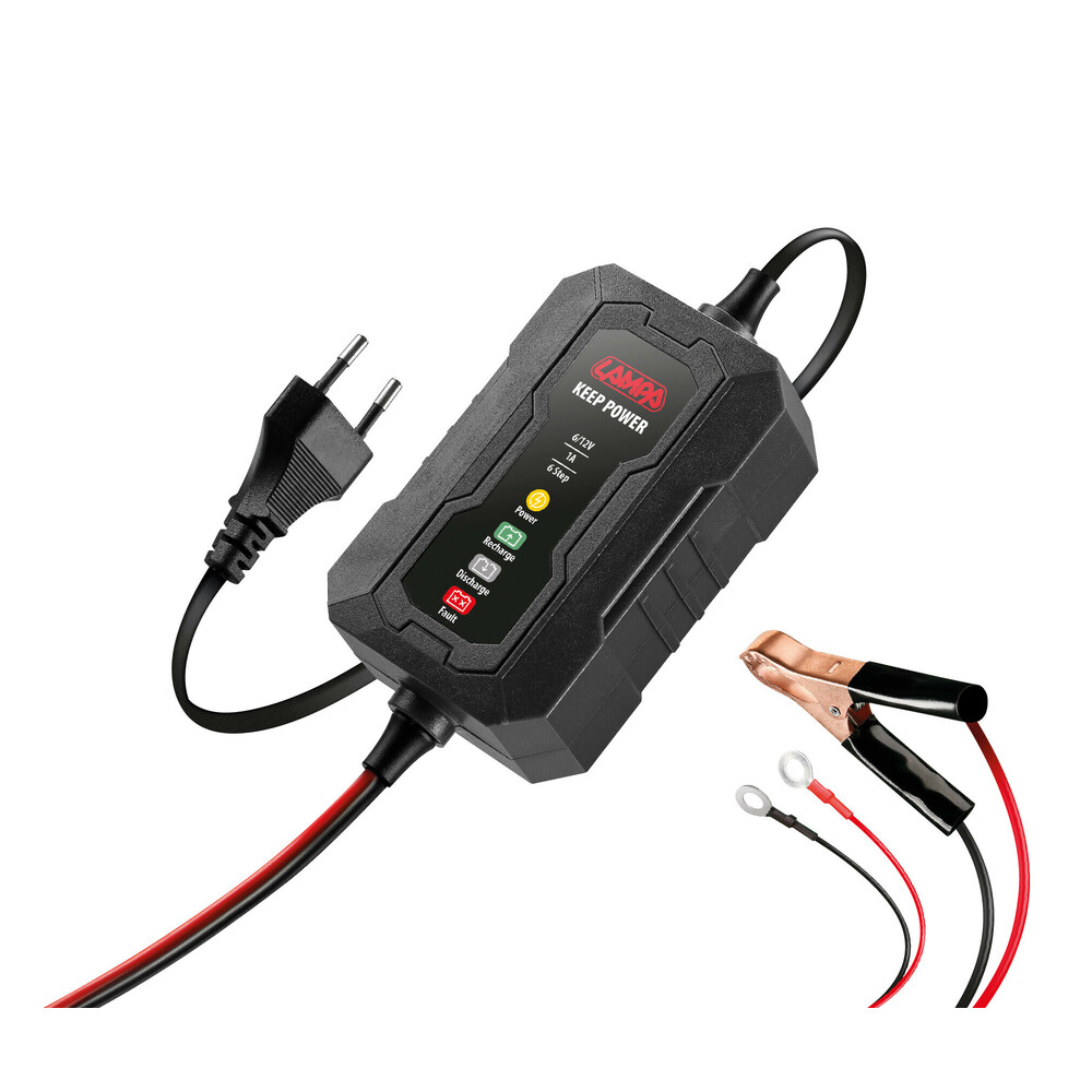 Lampa – Φορτιστής και Συντηρητής Μπαταρίας 6/12V Keep Power (4-120Ah 1A), Άμεση Επαναφορά της Ενέργειας με Έξυπνη Διαχείριση για Απόλυτη Μακροζωία – 1 Τεμ. (L7034.5)