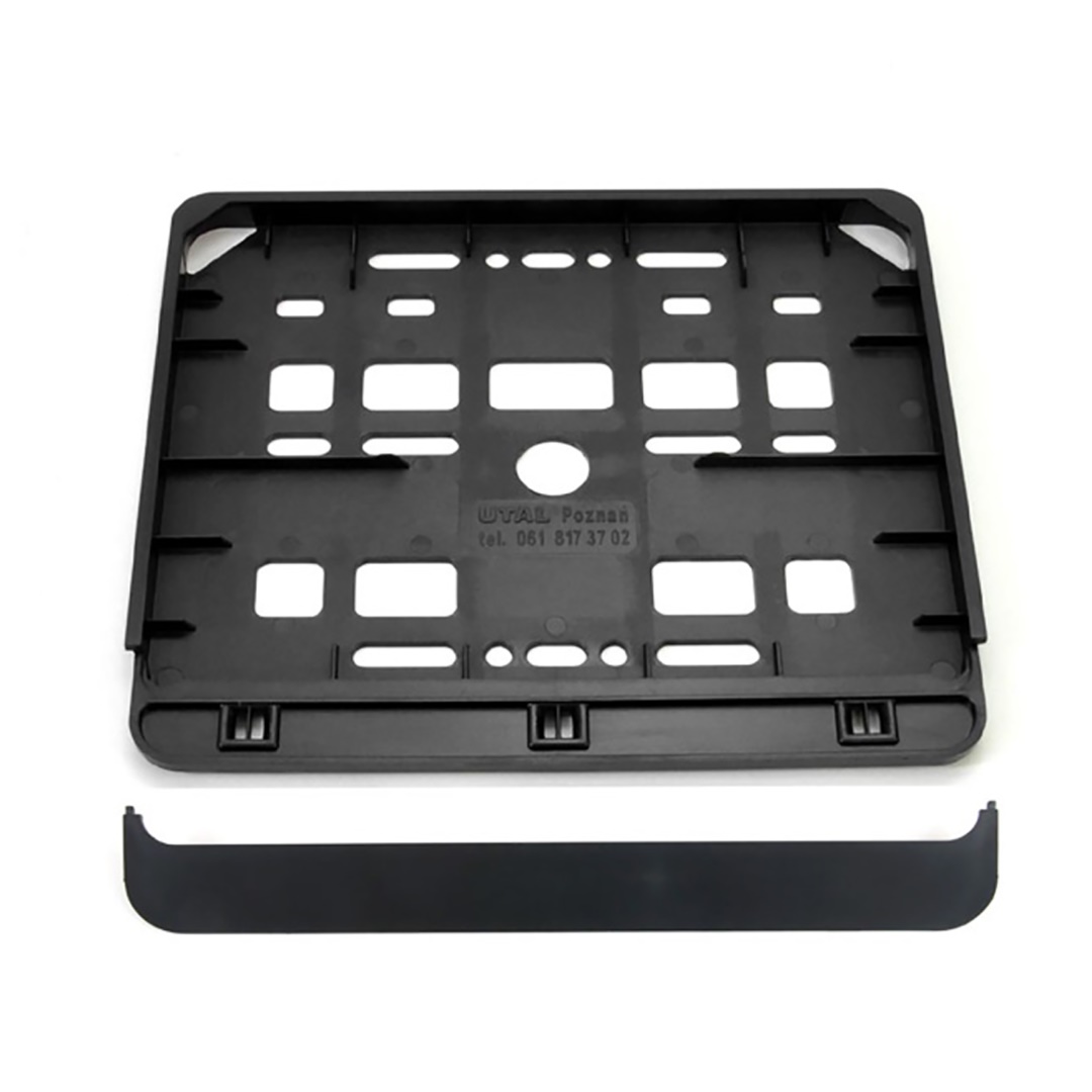 Amio - Πλαστικό Πλαίσιο Πινακίδας Moto (Μαύρο) 150x190 mm – 1 Τεμ. (01166/AM)