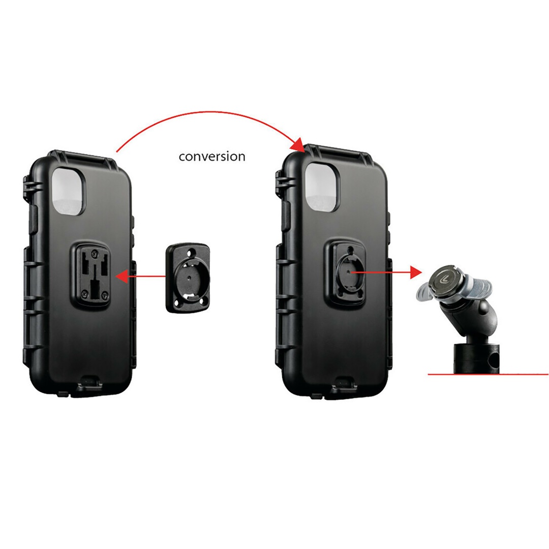 Ανταλλακτικός, Βιδωτός Αντάπτορας Duolock Converter της σειράς Optiline, συμβατός με Θήκες ή Αντάπτορες Κινητού και Βάσεις Στήριξης Κινητού Optiline