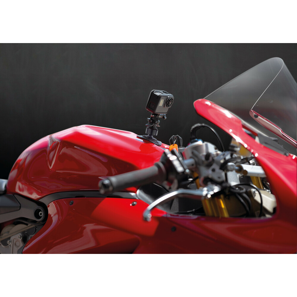 Αυτοκόλλητη Βάση Στήριξης Κινητού ή Action Camera Stick της σειράς Titan Optiline για Κράνος Οδήγησης, Ντεπόζιτο, Ουρά ή Λείες Επίπεδες Επιφάνειες Μηχανής με σύστημα Duolock, συμβατή με Θήκες ή Αντάπτορες Κινητού Optiline ή Ειδικό Αντάπτορα για Action Cam