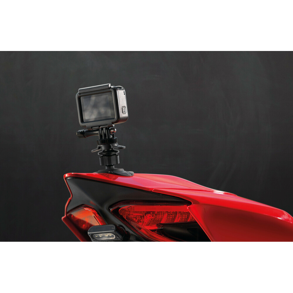 Αυτοκόλλητη Βάση Στήριξης Κινητού ή Action Camera Stick της σειράς Titan Optiline για Κράνος Οδήγησης, Ντεπόζιτο, Ουρά ή Λείες Επίπεδες Επιφάνειες Μηχανής με σύστημα Duolock, συμβατή με Θήκες ή Αντάπτορες Κινητού Optiline ή Ειδικό Αντάπτορα για Action Cam