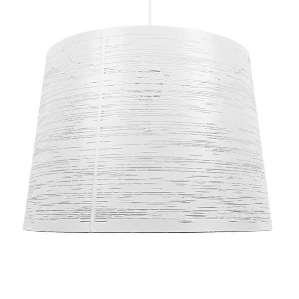 GLOBOSTAR® ACCADEMIA 01557 Μοντέρνο Κρεμαστό Φωτιστικό Οροφής με Ντουί 1 x E27 AC 220-240V IP20 - Λευκό - Μ35 x Π35 x Υ25cm